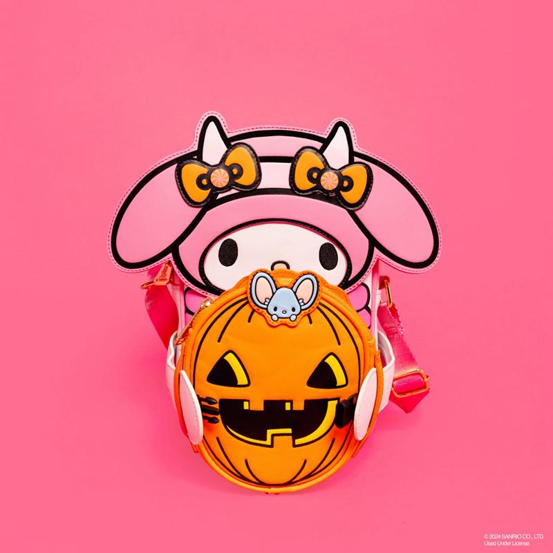 Sanrio Characters Sanrio My Melody x Loungefly Pumpkin Crossbuddies Crossbody Bag  Saudi Arabia |  EI5902671