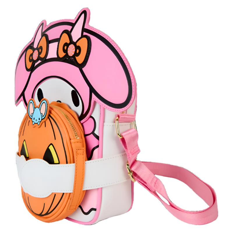 Sanrio Characters Sanrio My Melody x Loungefly Pumpkin Crossbuddies Crossbody Bag  Saudi Arabia |  EI5902671