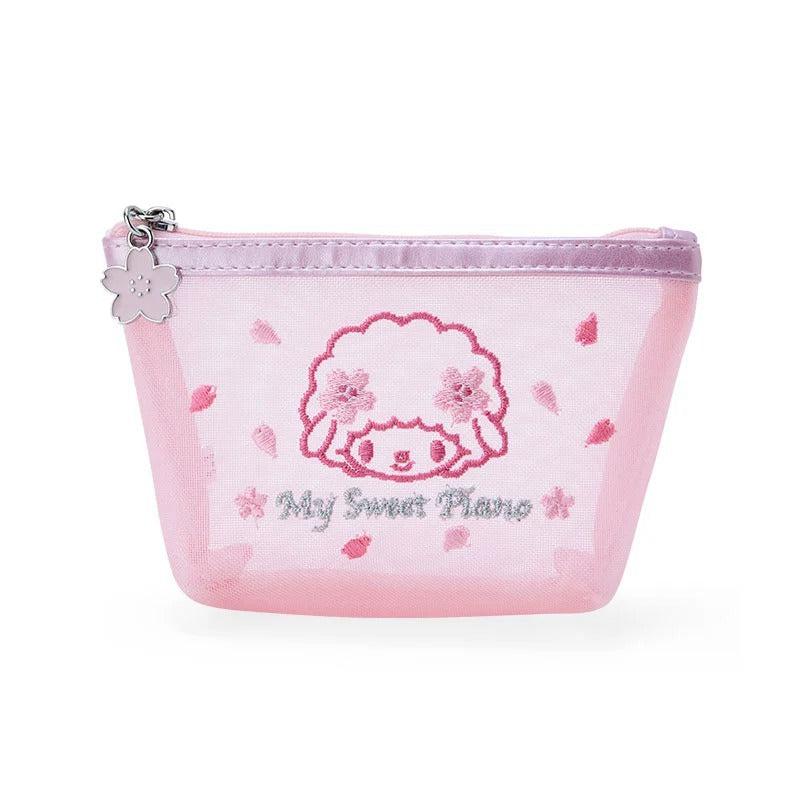 Sanrio Characters Sanrio My Sweet Piano Mesh Zipper (Pink Sakura Series) Pouch  Saudi Arabia |  EB4609135