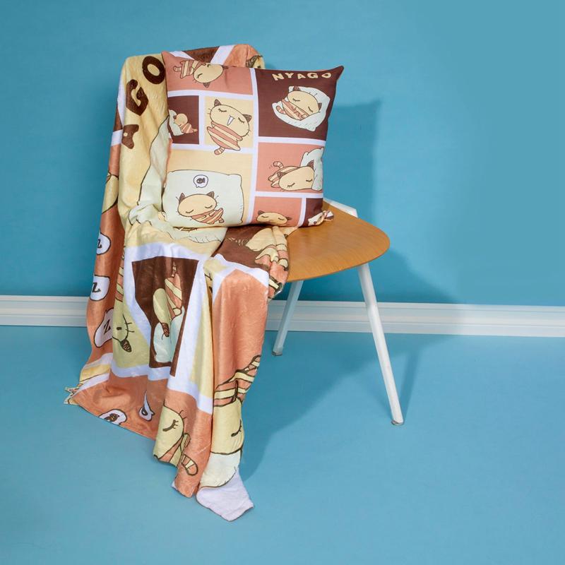 Sanrio Characters Sanrio Nyago Lazy Day Throw Blanket  Saudi Arabia |  TK3708452