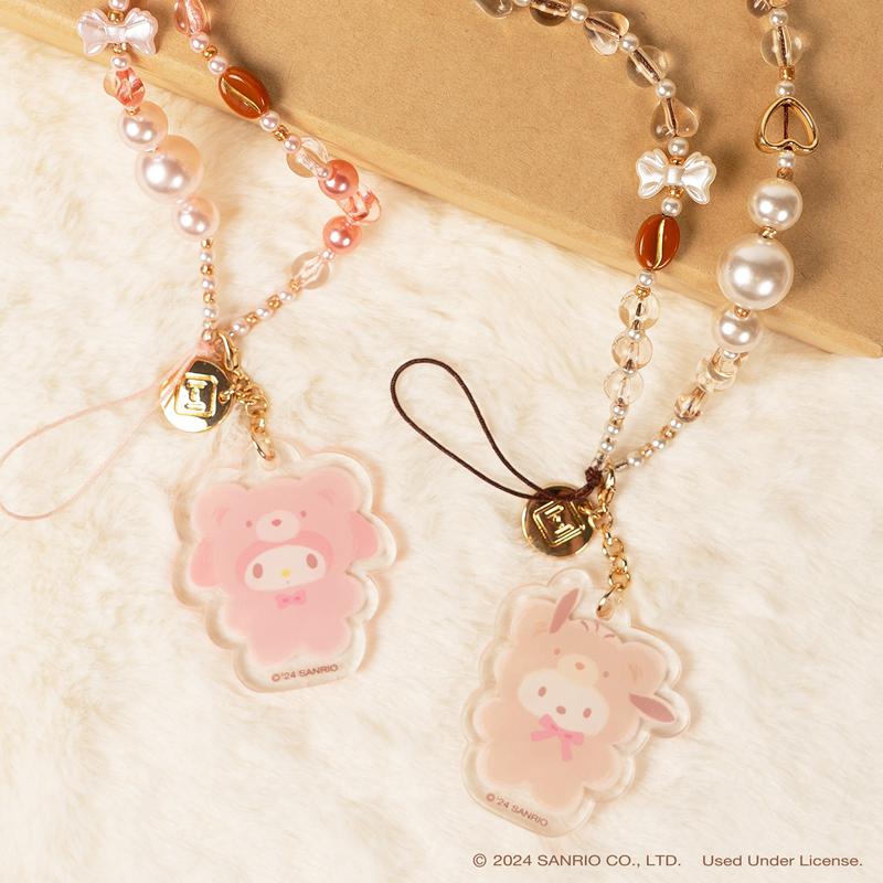 Sanrio Characters Sanrio Pochacco Latte Bear Beaded Charm Mobile Phone Wrist Straps  Saudi Arabia |  IL8690571