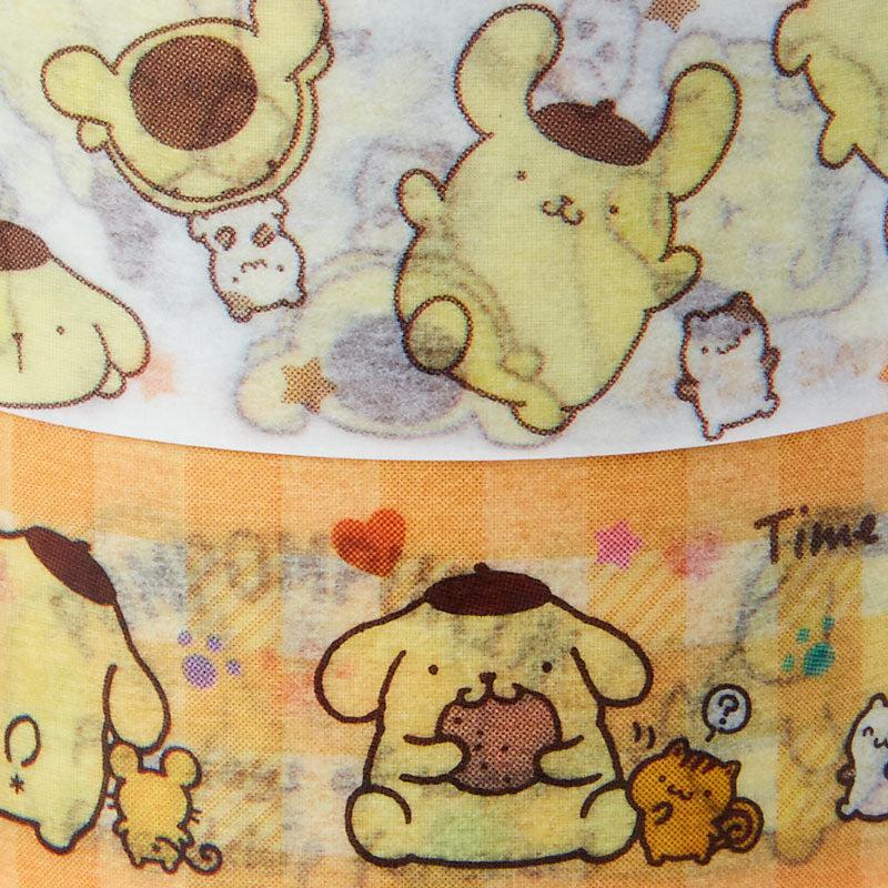 Sanrio Characters Sanrio Pompompurin 2-Piece Washi Tape Set Tape Set  Saudi Arabia |  VC6423157