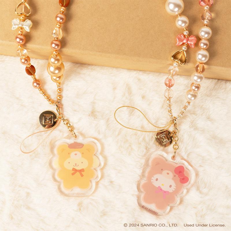 Sanrio Characters Sanrio Pompompurin Latte Bear Beaded Charm Mobile Phone Wrist Straps  Saudi Arabia |  VM0834516