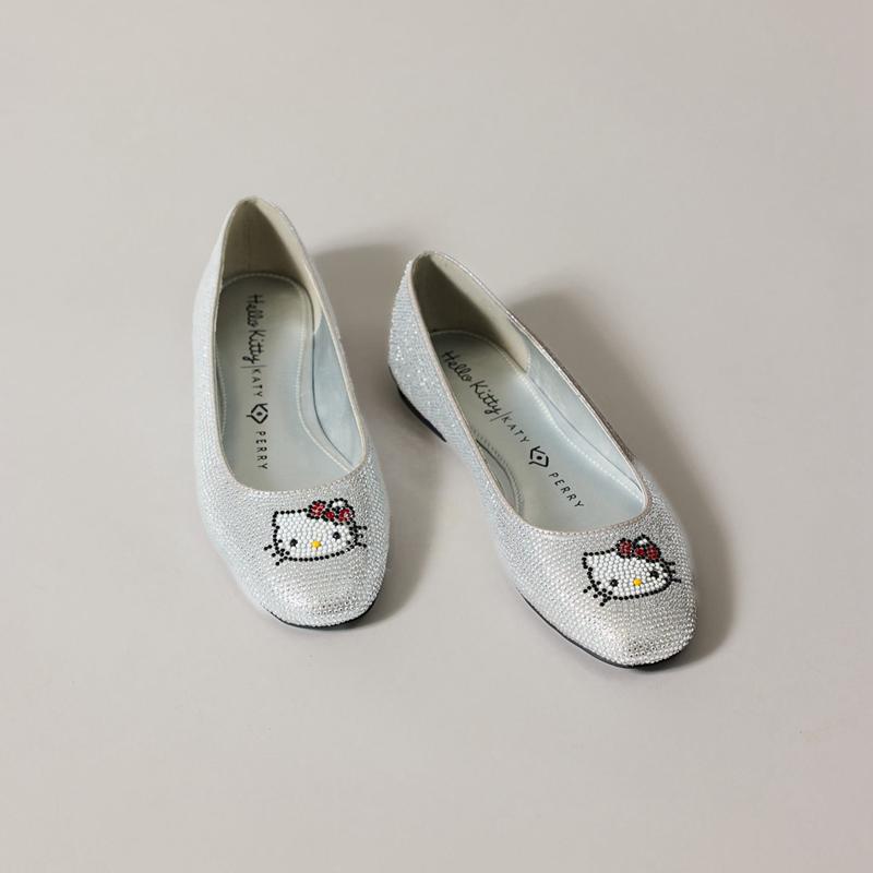 Shoes Sanrio Hello Kitty x Katy Perry Crystal Ballet Flat (Silver) Ballet Flat  Saudi Arabia |  EU0296748