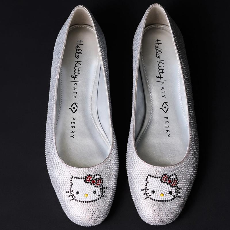 Shoes Sanrio Hello Kitty x Katy Perry Crystal Ballet Flat (Silver) Ballet Flat  Saudi Arabia |  EU0296748