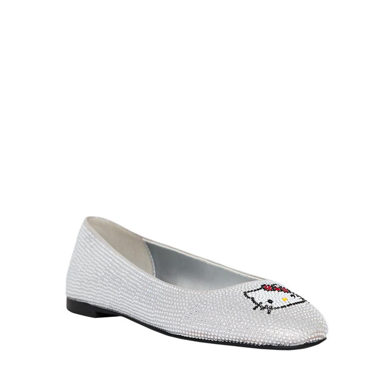 Shoes Sanrio Hello Kitty x Katy Perry Crystal Ballet Flat (Silver) Ballet Flat  Saudi Arabia |  EU0296748