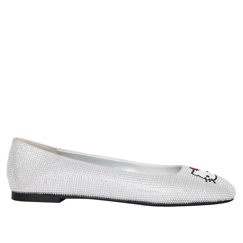 Shoes Sanrio Hello Kitty x Katy Perry Crystal Ballet Flat (Silver) Ballet Flat  Saudi Arabia |  EU0296748