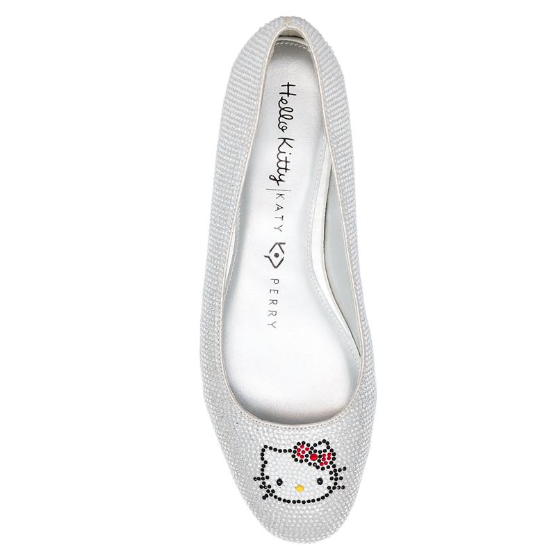 Shoes Sanrio Hello Kitty x Katy Perry Crystal Ballet Flat (Silver) Ballet Flat  Saudi Arabia |  EU0296748